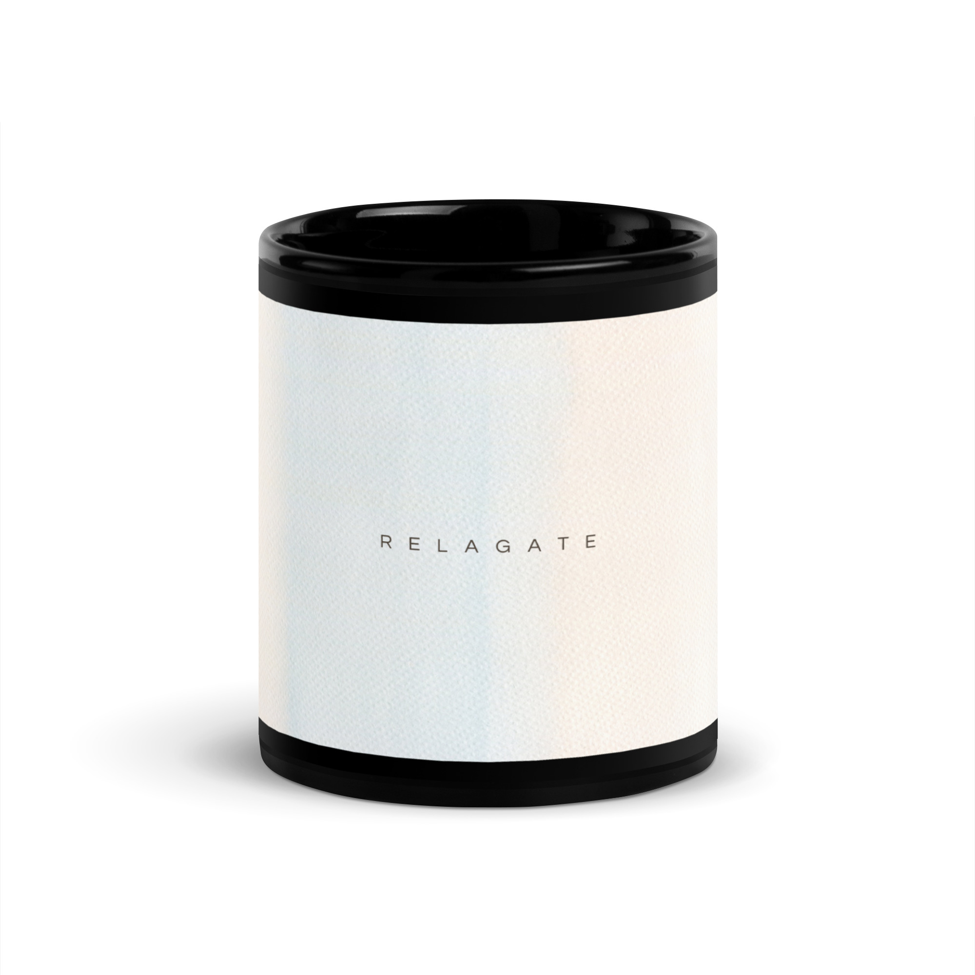 Taza negra brillante Relarosa - Image 2