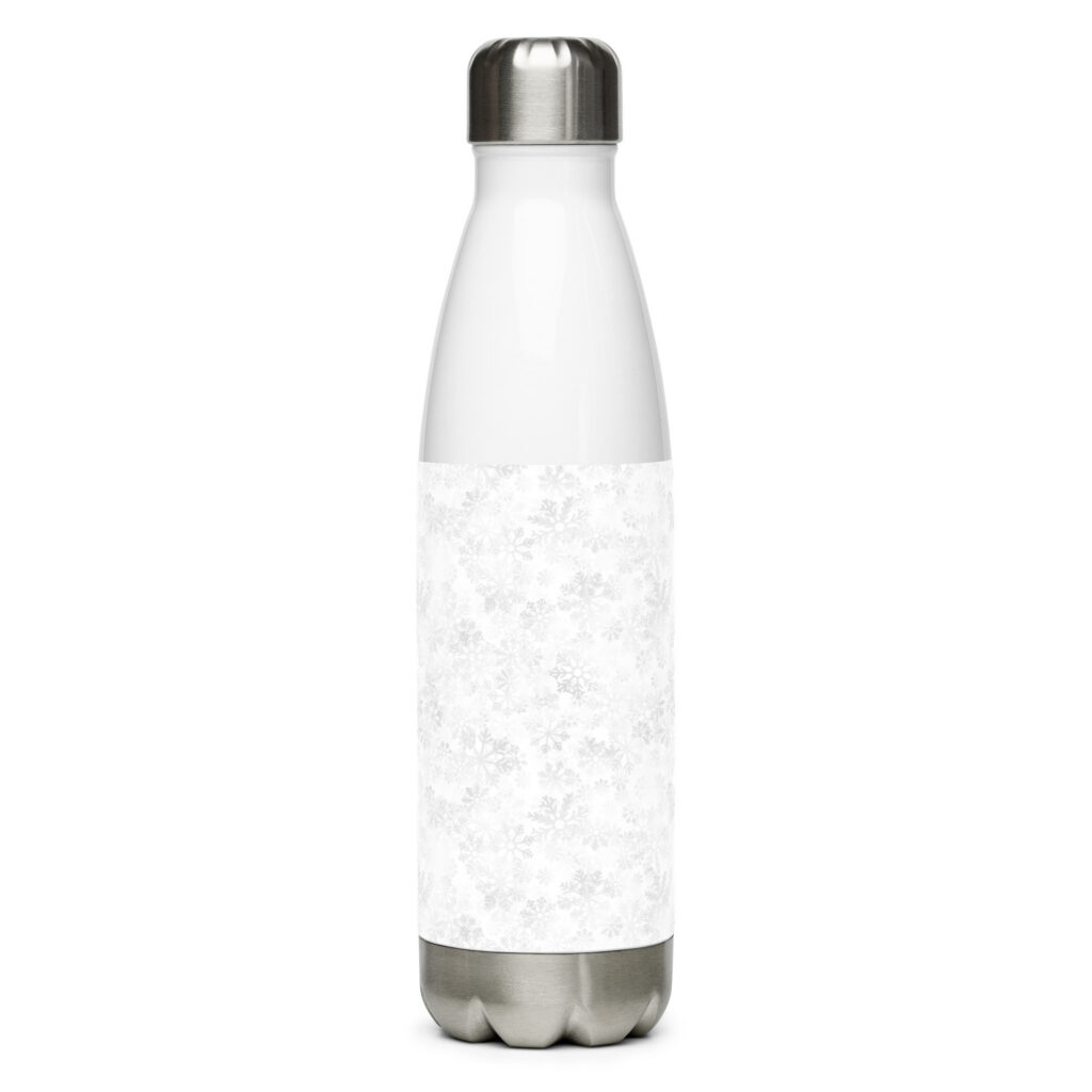 Botella de agua de acero inoxidable Copos de Cristal