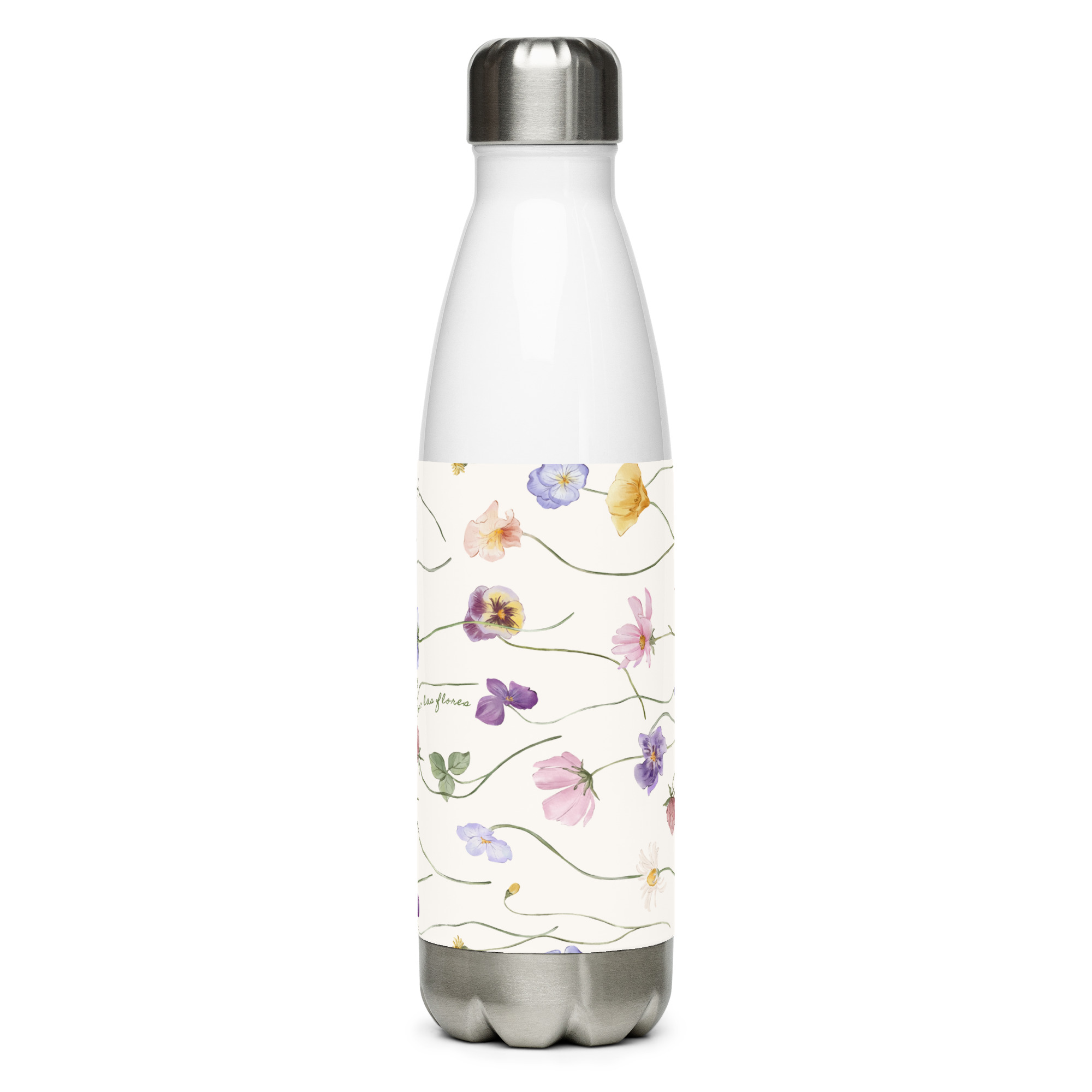 Botella de agua de acero inoxidable Flores al Viento - Image 3