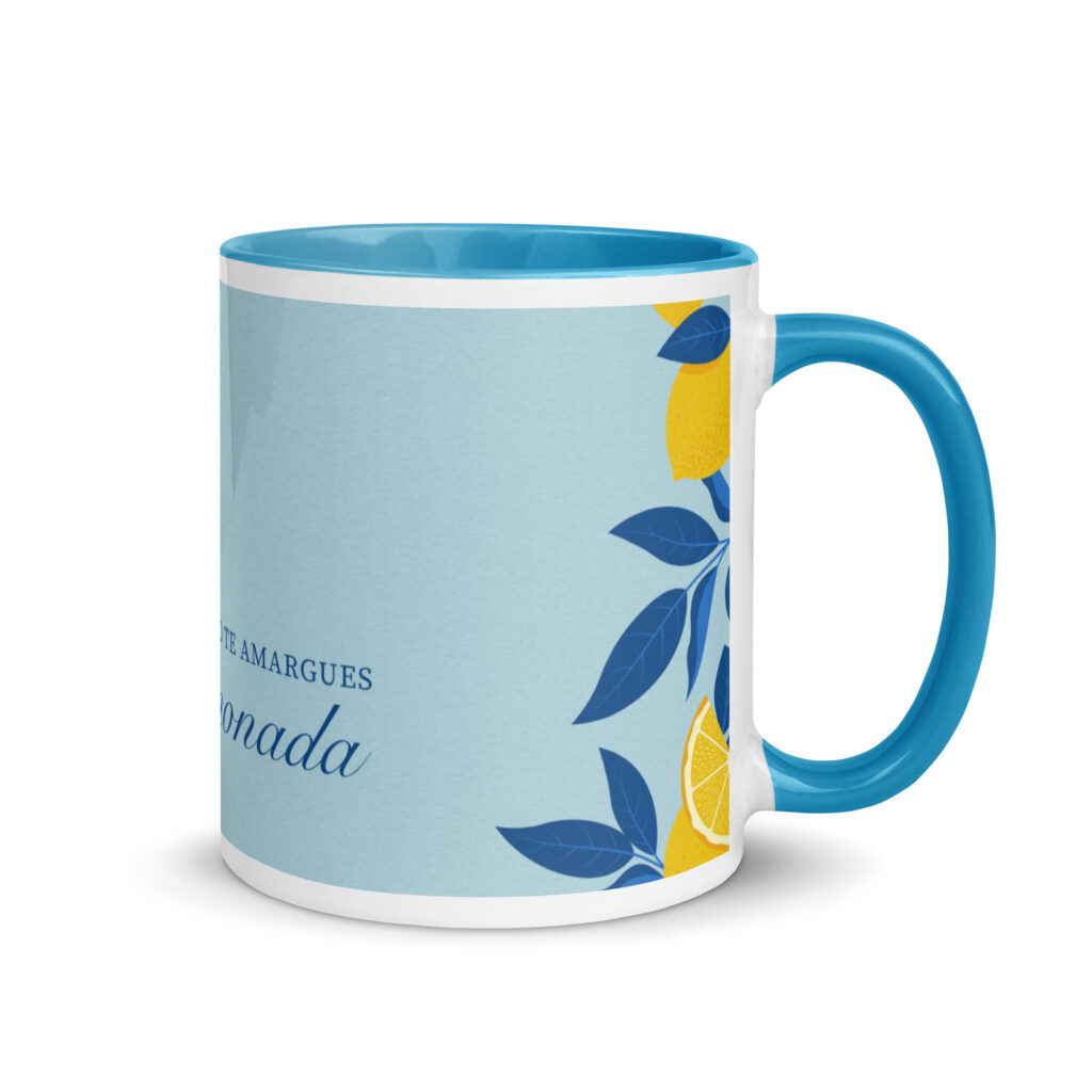 Taza color interior Limón Amargo